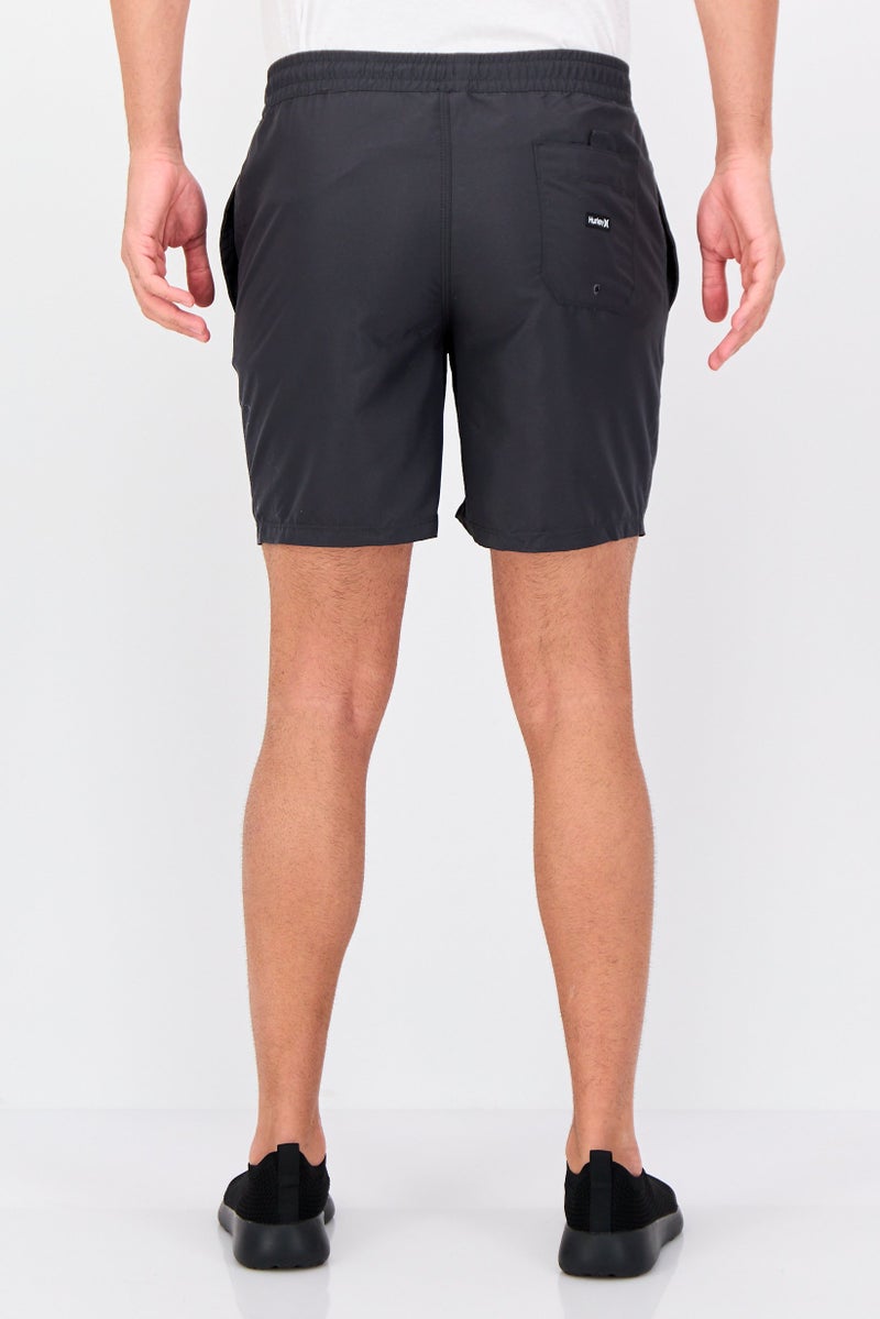 Hurley Men Sportswear Fit Brand Logo Training Shorts, Grey - Image 3