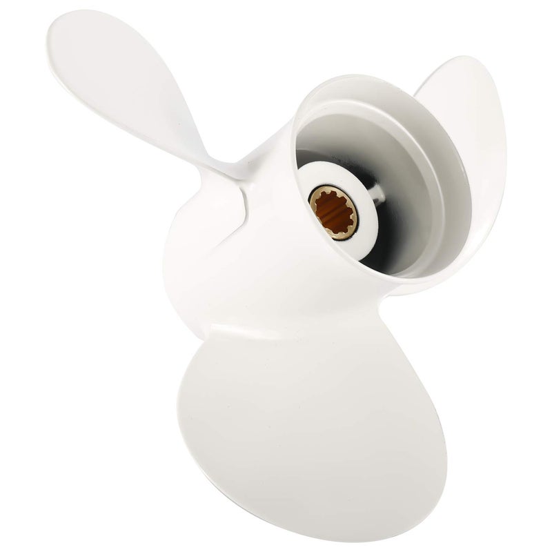 NovelBee 9 78x13F Aluminum Alloy Propeller for Yamaha 20HP 25HP 30HP Outboard Motor
