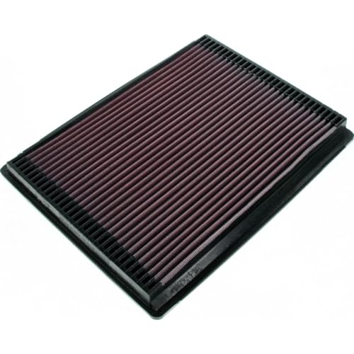 K+N K&N Engine Air Filter: Increase Power & Acceleration, Washable, Replacement Car Air Filter: Compatible 1986-2002 FORD/LINCOLN/MERCURY (Fairmont, Falcon, XR6, Mustang, Thunderbird, Cougar), 33-2015 - Image 1