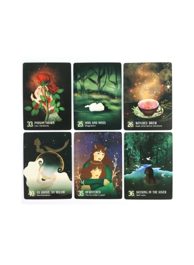 NIBEMINENT Magic Witchcraft Instant Divination Card Deck Divination Set - English Version Visual Edition Tarot Card Table Game Suitable for Gatherings - Image 4