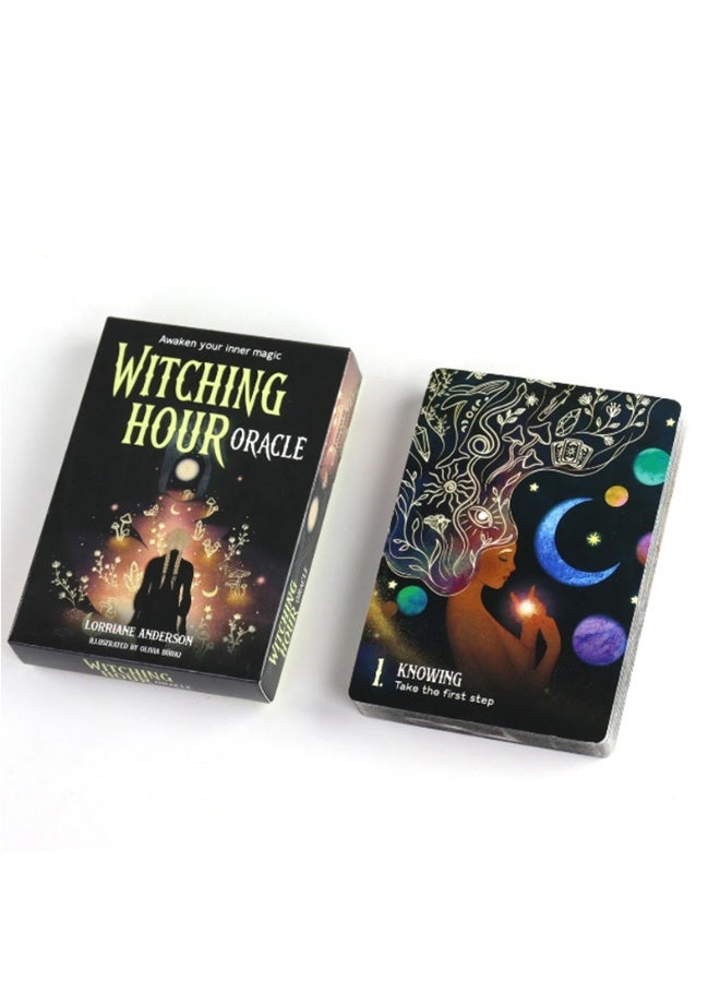 NIBEMINENT Magic Witchcraft Instant Divination Card Deck Divination Set - English Version Visual Edition Tarot Card Table Game Suitable for Gatherings - Image 2