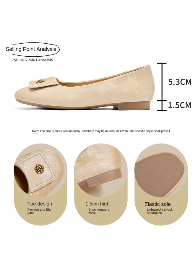SAFIYA New Chinese Style】saturday Brand 2025 Women's Fashion Flat Shoes, Soft-soled And Comfortable, Women's Shallow Toe Flats - Image 5