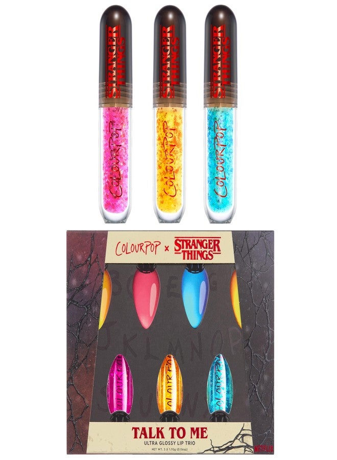 ColourPop ColourPop x Stranger Things Talk to Me Ultra Glossy Lip Trio - Image 1