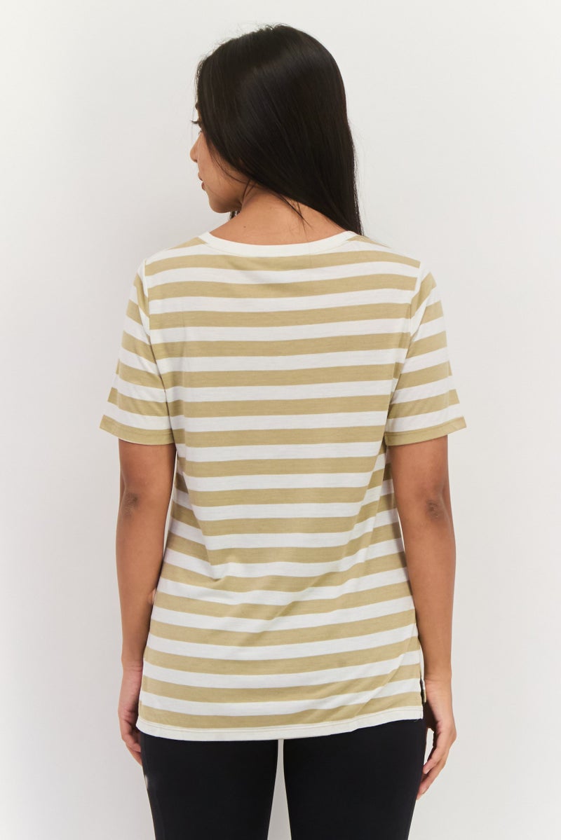 SKECHERS Women Sportswear Fit Short Sleeve Outdoor Top, Multicolor - Image 3
