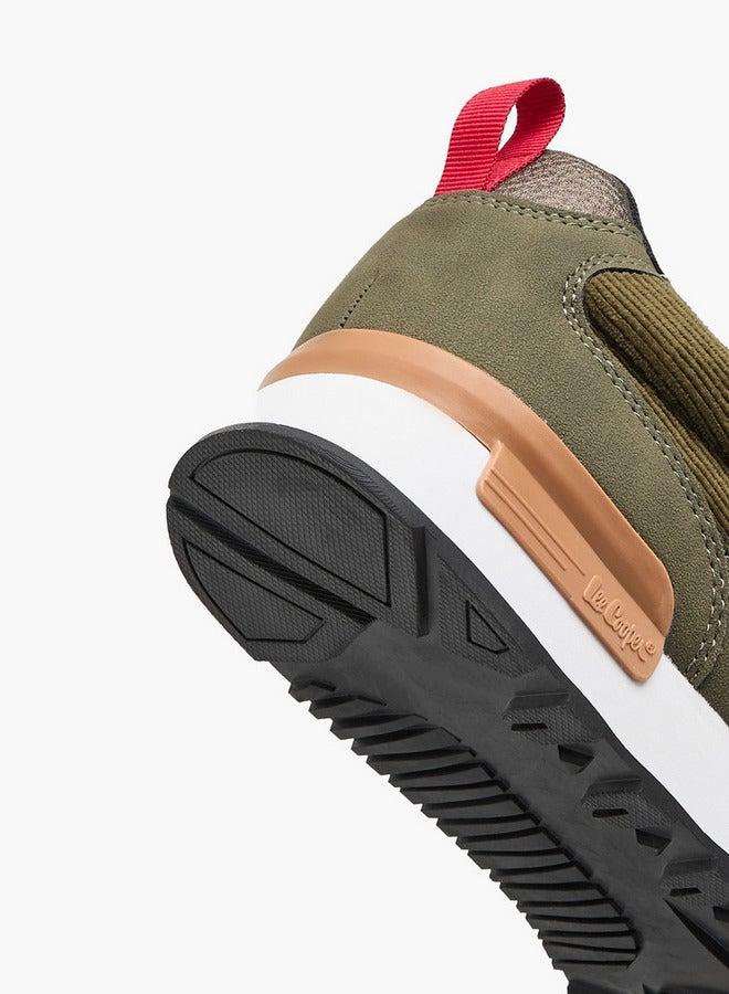لي كوبر أحذية رياضية رجالية برباط ونقوش مع ألسنة سحب - Image 5
