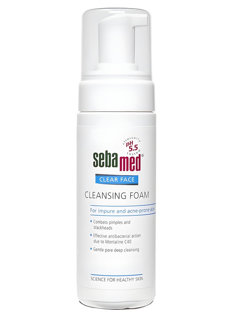 Sebamed CLEAR FACE ANTIBACTERIAL CLEANSING FOAM For impure and acne-prone skin 150 ml - Image 1