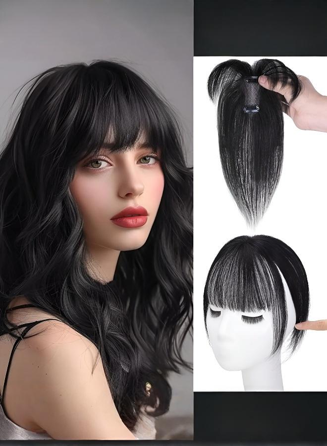 Natural & Lightweight Hair Topper - Add Volume & Cover Gray - Image 1