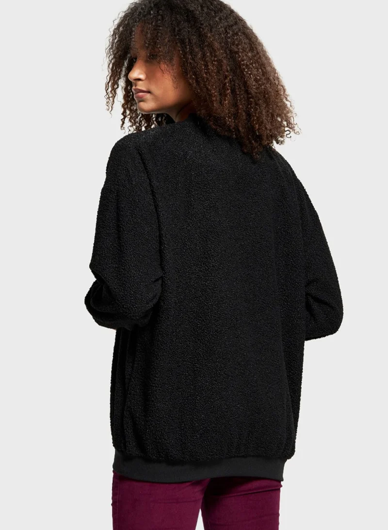 SP Characters Round Neck Graphic Sweatshirt