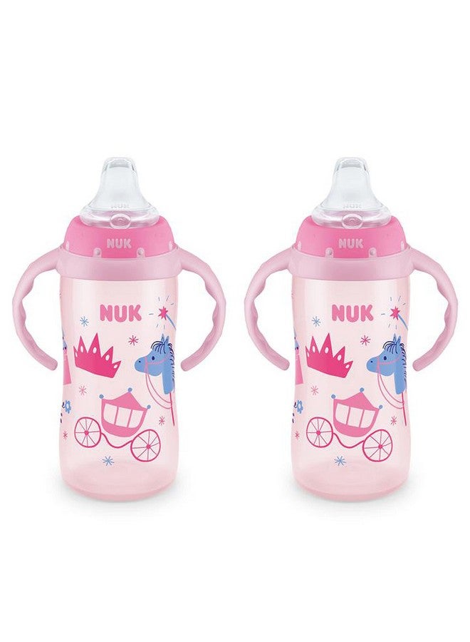 NUK Learner Cup, 10 Oz, 8+ Months, 2 Count - Bpa Free, Spill Proof Sippy Cup - Image 1