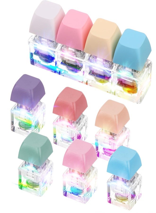 Oppaxf 7 Pcs Fidget Keychain Decompression Toys, Clicker Finger Stress Relief, Gift to Pass The Boring Time - Image 1