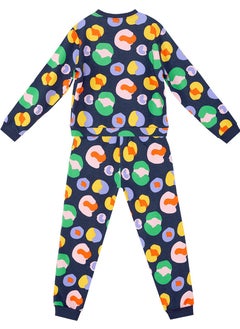 Mshb&G Colorful Navy Blue Girls Tracksuit  - Image 4