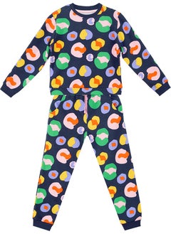 Mshb&G Colorful Navy Blue Girls Tracksuit  - Image 3