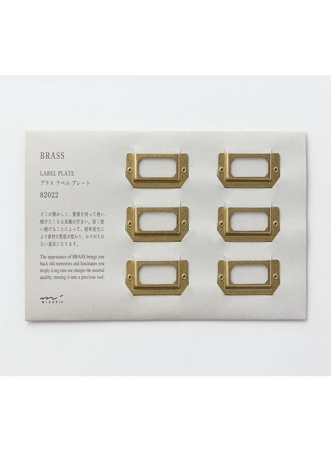 Designphil Midori Brass Label Plate (82022006) - Image 2