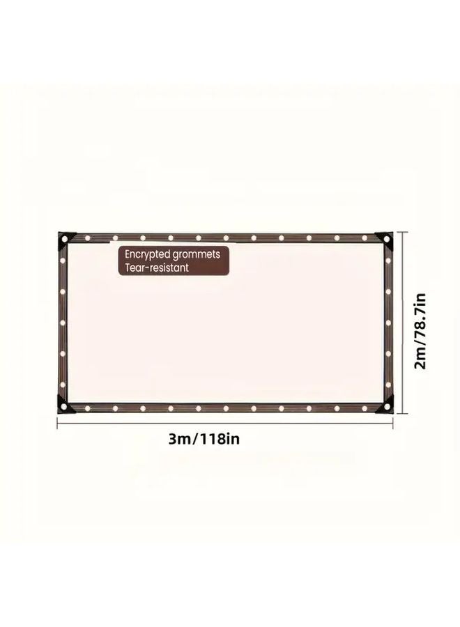 78 74x118 11 بوصة غطاء شفاف متين مقاوم للماء مقاوم للرياح مقاوم للثلوج مقاوم للمطر للحدائق الخارجية الشرفة حظيرة الدجاج التخييم - Image 1