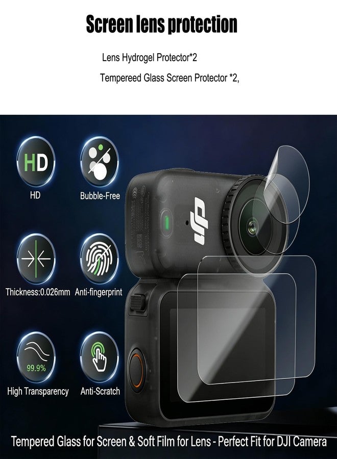 PellKing Ultimate Protection Kit for DJI Osmo Nano Camera - [3-in-1] Tempered Glass Screen/Lens Protector, Full Body Silicone Cover Case & Portable Carry Bag - Image 4