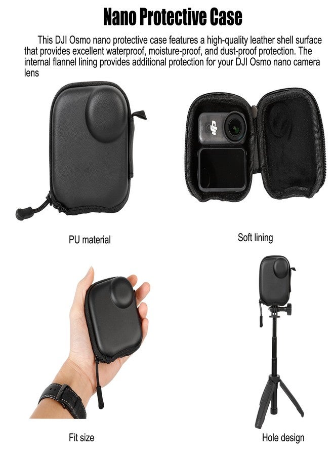 PellKing Ultimate Protection Kit for DJI Osmo Nano Camera - [3-in-1] Tempered Glass Screen/Lens Protector, Full Body Silicone Cover Case & Portable Carry Bag - Image 2