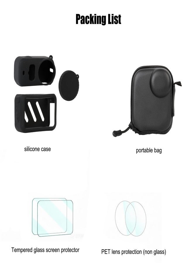 PellKing Ultimate Protection Kit for DJI Osmo Nano Camera - [3-in-1] Tempered Glass Screen/Lens Protector, Full Body Silicone Cover Case & Portable Carry Bag - Image 5