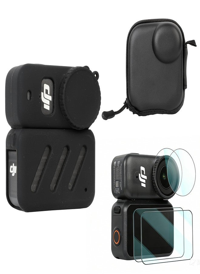 PellKing Ultimate Protection Kit for DJI Osmo Nano Camera - [3-in-1] Tempered Glass Screen/Lens Protector, Full Body Silicone Cover Case & Portable Carry Bag - Image 1