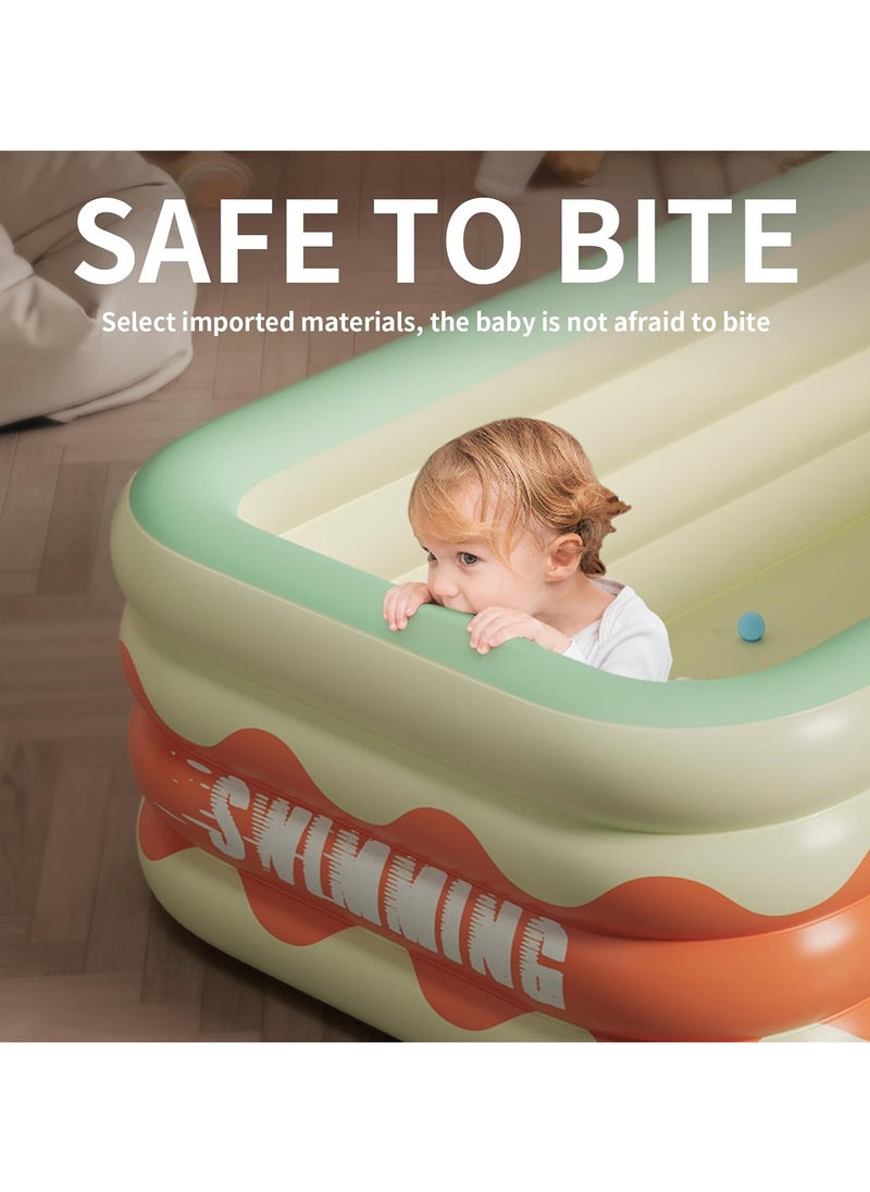 AUTOYSUR Inflatable Swimming Pool for Kids and Adults, Thickened Blow Up Family Swimming Kiddie Pool for Garden, Backyard, Family Summer Water Part  - Image 3