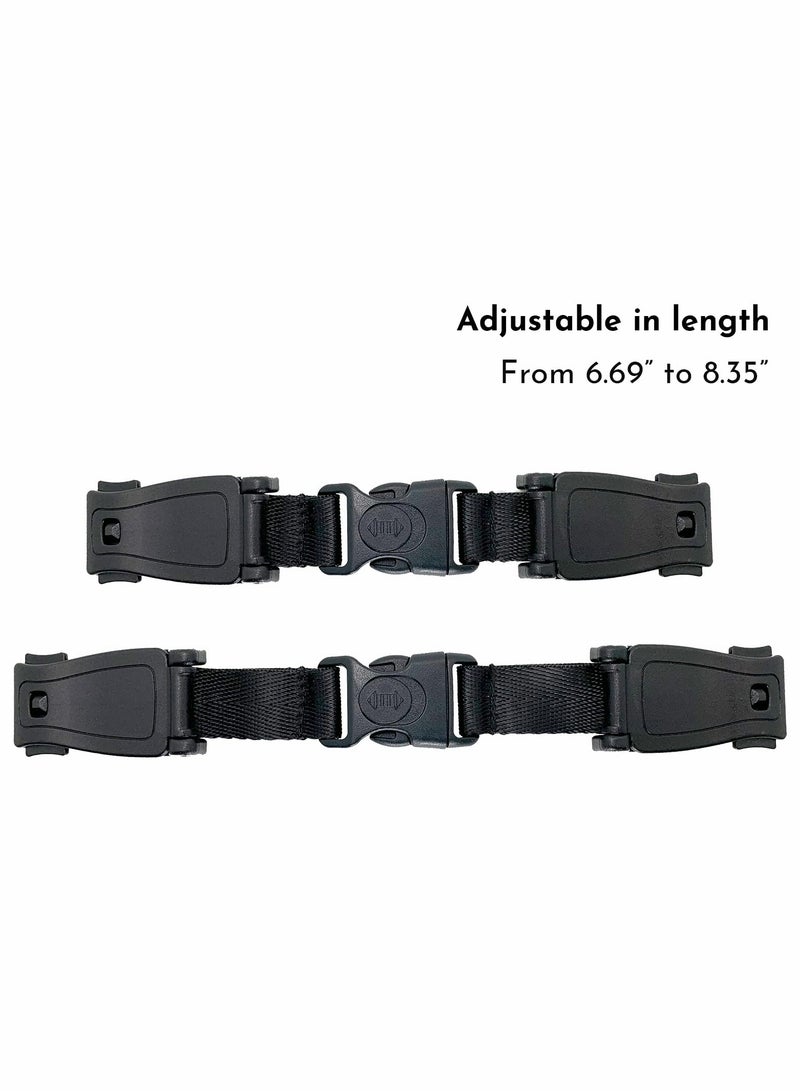 SOLARAE Universal Child Chest Harness Clip, Car Seat Safety Belt Clip Buckle, Anti-Slip Baby Chest Clip Guard Compatible with Seats, Strollers, High Chairs, Schoolbags, for 1.5-inch Width Harness - Image 4