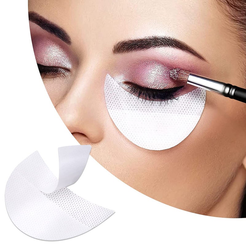 Kalolary Kalolary 120 Pcs Eye Shadow Shields Eyeshadow Pads Stencils Lint Free Under Eye Pads Eyeshadow Patches For Eyelash ExtensionsLip Makeup