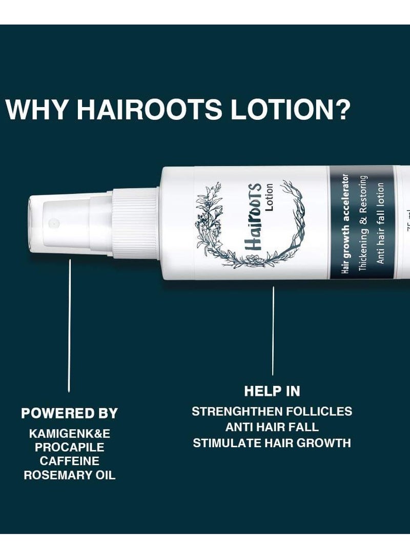 Hairoots Lotion Hair Growth Accelerator 75Ml