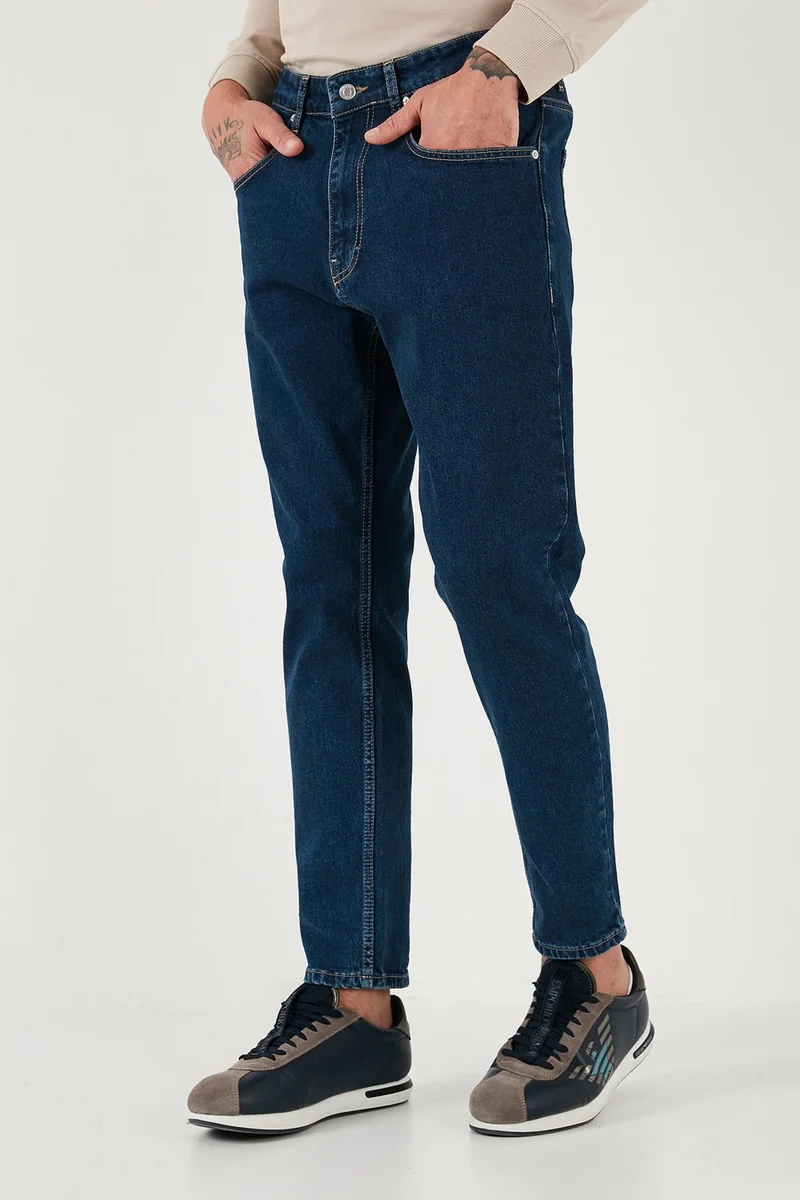 بوراتي Stretch Cotton Slim Fit Normal Waist Straight Leg Jeans Men's Jeans 5900S34MILANO