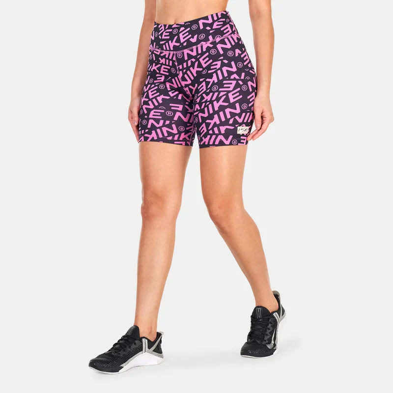 Nike Women's Mid-Rise 7-inch Printed Bike Shorts