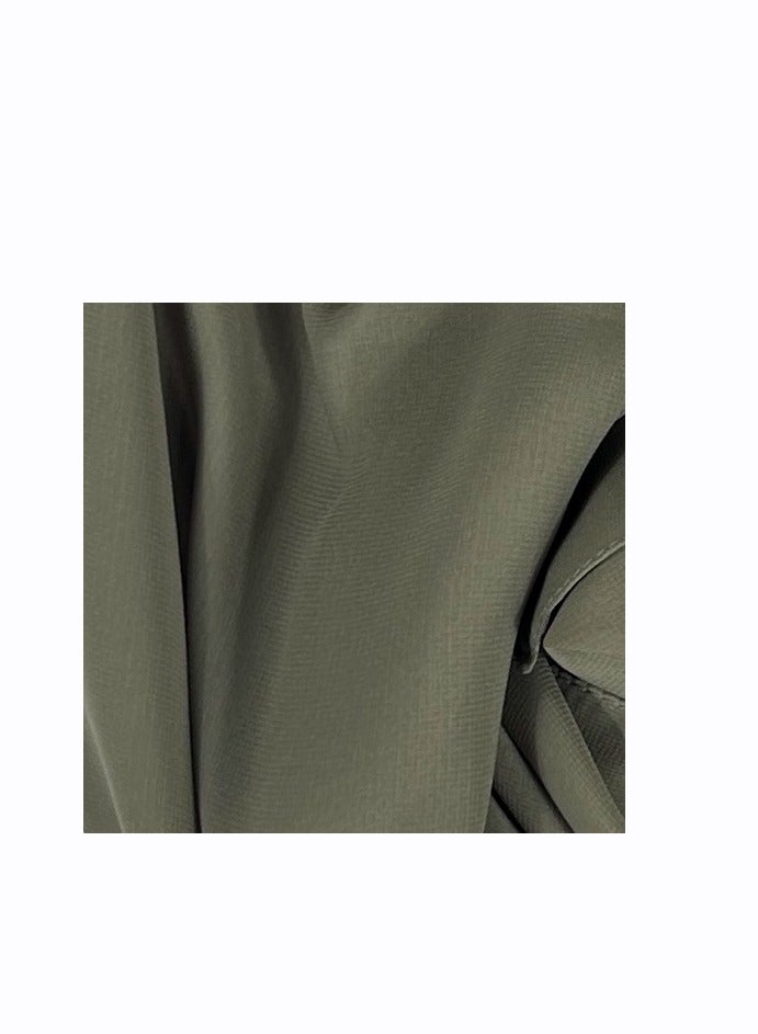 Perfectory PERFECTORY Women Lightweight Solid Chiffon Hijab Shawl Soft Premium Abaya Shawl Wrap Scarves, Long Bridal Hijab Scarf- Pearl Grey  - Image 2
