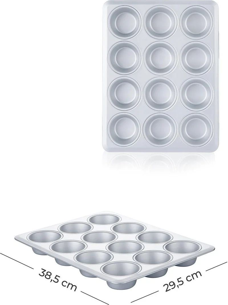 Acar Mate Rectangular Muffin Cake Mold - 38.5 cm