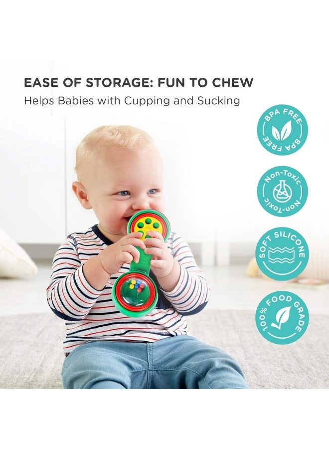 Mee Mee BPA Free Baby Rattles Set, Rattle Gift Set, Made of Food Grade Plastic, Grab Rattles and Soothing Teethers for Babies & Infants, Early Age Toys for Kids, Girls & Boys (Pack of 5, Multicolor) - Image 2