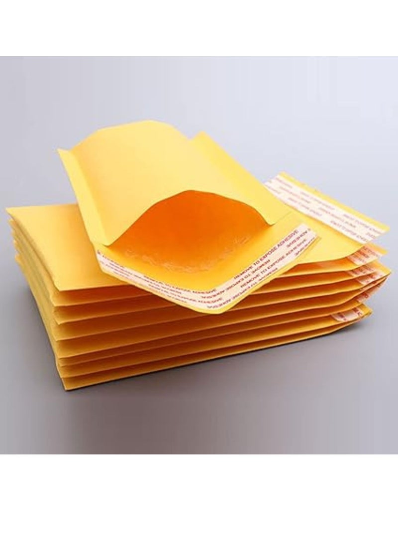 Terabyte Bubble Envelopes Bags 150MM X 215MM (6 INCH-9 INCH) Kraft Paper Bubble Envelopes Bags Padded Mailers Shipping Envelopes Self Seal for Packaging 10pcs - Image 4