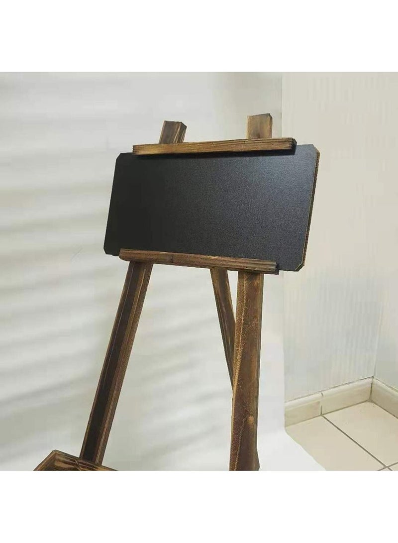 Generic FFD Wooden Hand Writing Black Board Drawing Board with Flower Pot Holder Free Standing Display Stand  - Image 2
