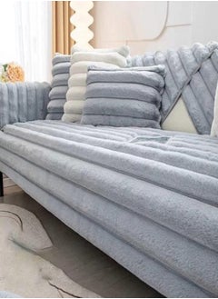 Fur Bubbles living room mattress set (rabbit fur) - 10 pieces - Light grey - pzsku/Z20F96951E1B8D08083BBZ/45/_/1734712630/66b92f92-5429-4d15-a870-adcd9069ad96