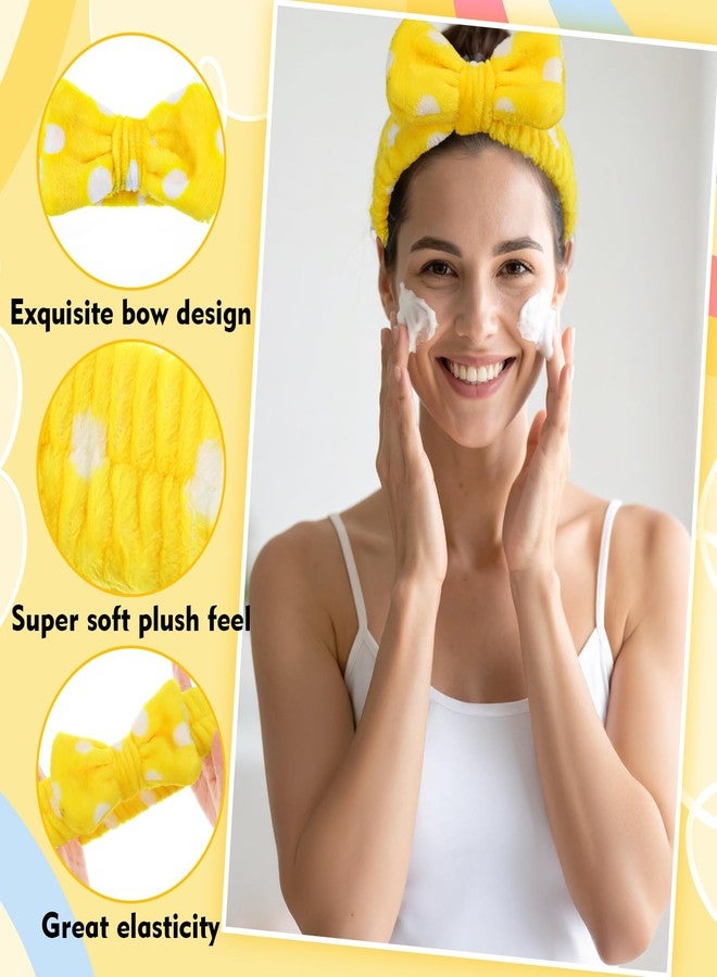 مولين مجموعة مولين من 24 قطعة من عصابات الرأس النسائية المزينة بفيونكة، قابلة للتعديل، للعناية بالبشرة، مصنوعة من الصوف المرجاني الناعم، مثالية لغسل الوجه والاستحمام واليوغا وغيرها. - Image 5