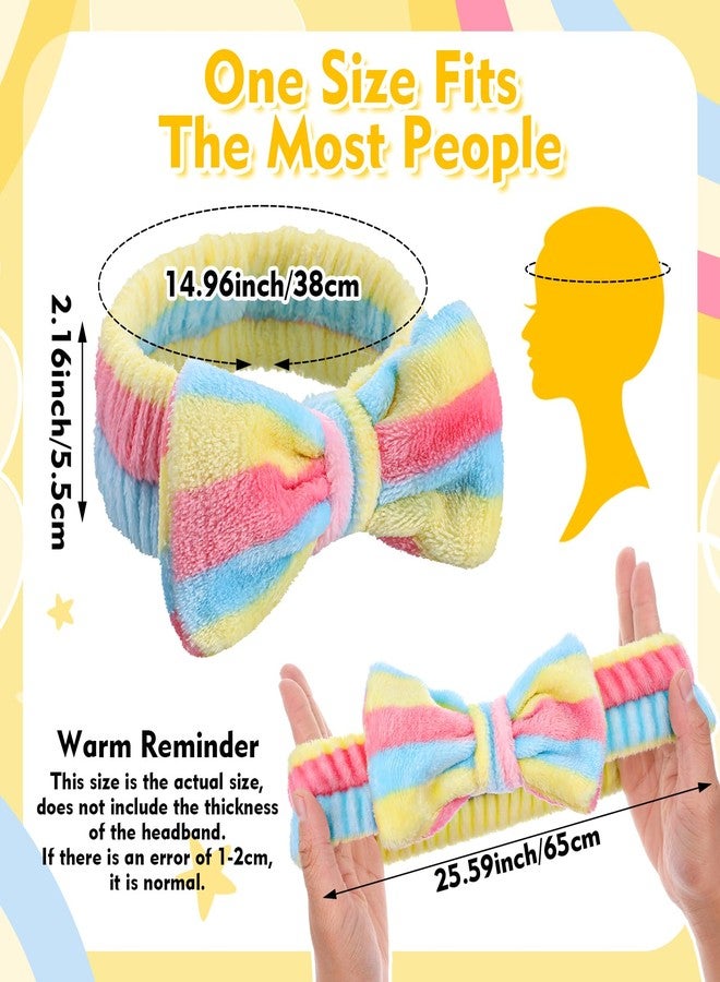 مولين مجموعة مولين من 24 قطعة من عصابات الرأس النسائية المزينة بفيونكة، قابلة للتعديل، للعناية بالبشرة، مصنوعة من الصوف المرجاني الناعم، مثالية لغسل الوجه والاستحمام واليوغا وغيرها. - Image 2