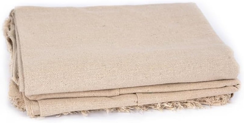 SoClaay Pottery Special Linen Hessian Cotton Linen Tablecloth Pottery Clay Printing Texture Clay Sculpture Tool 59x39inch(1 pc) - Image 1