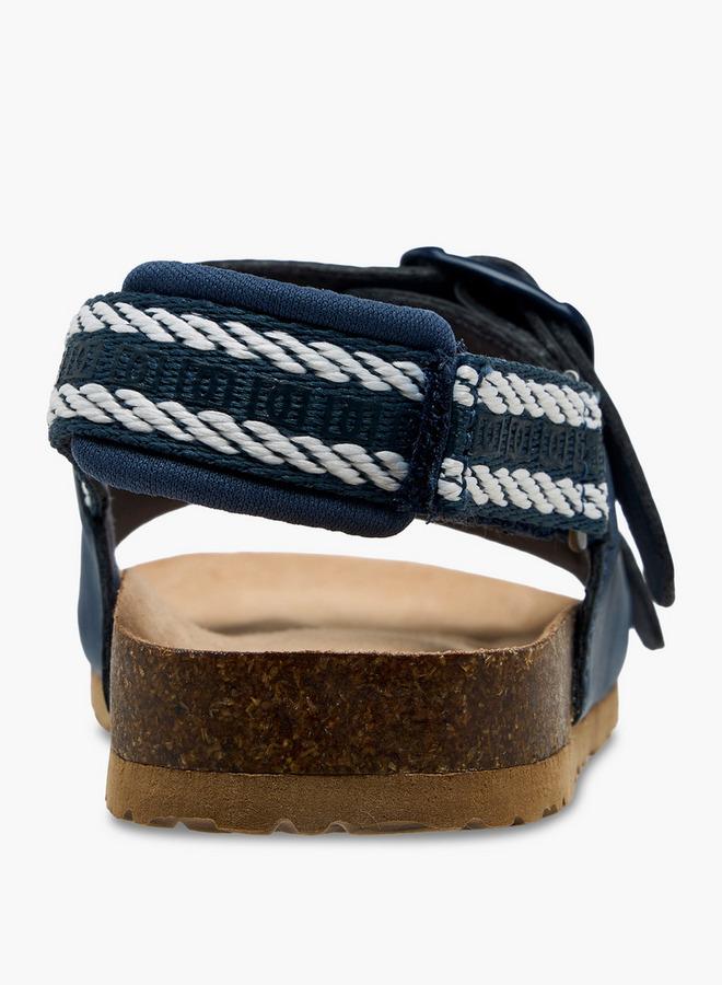 Mister Duchini Boys Buckle Accent Hook & Loop Sandals - Image 4
