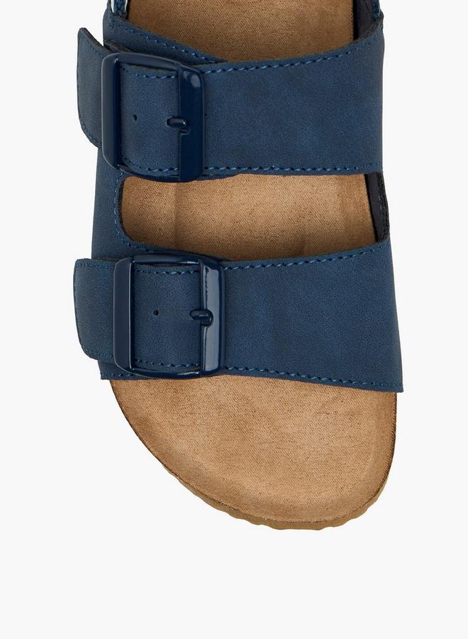 Mister Duchini Boys Buckle Accent Hook & Loop Sandals - Image 3