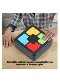 Generic Interactive Memory Training Puzzle Toy for Kids Electronic Brain Teaser Game with Music and Lights Educational Fun for Boys and Girls Single Hand Play Console  - Image 3