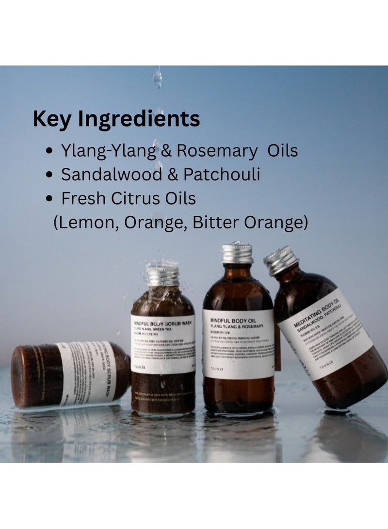 TOUN28 Mindful Body Oil Ylang Ylang & Rosemary Scent for Energy, Joy & Clarity, Lightweight & Non-Greasy, Vegan Formula, Korean Body Care for All Skin Types, 100h - Image 5
