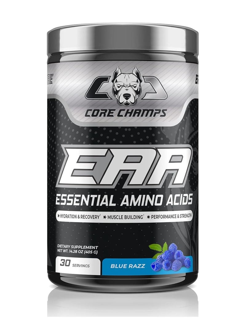كور تشامبس الأحماض الأمينية الأساسية الأساسية من كور تشامبس EAA، نكهة الرز الأزرق، 405 جرام، 30 حصة - Image 1