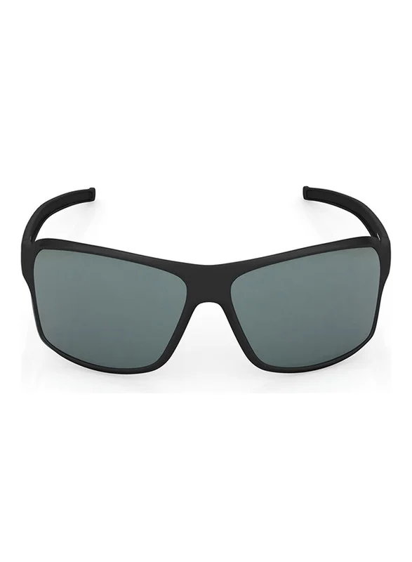 fastrack Black Wraparound Men Sunglasses