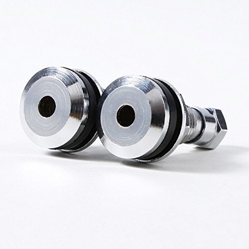 TecUnite تيك يونايت 4 عبوات صمامات معدنية TR-416-S 1 بوصة تركيب خارجي يناسب فتحات الحافة 0.453 و 0.625 بوصة - Image 5