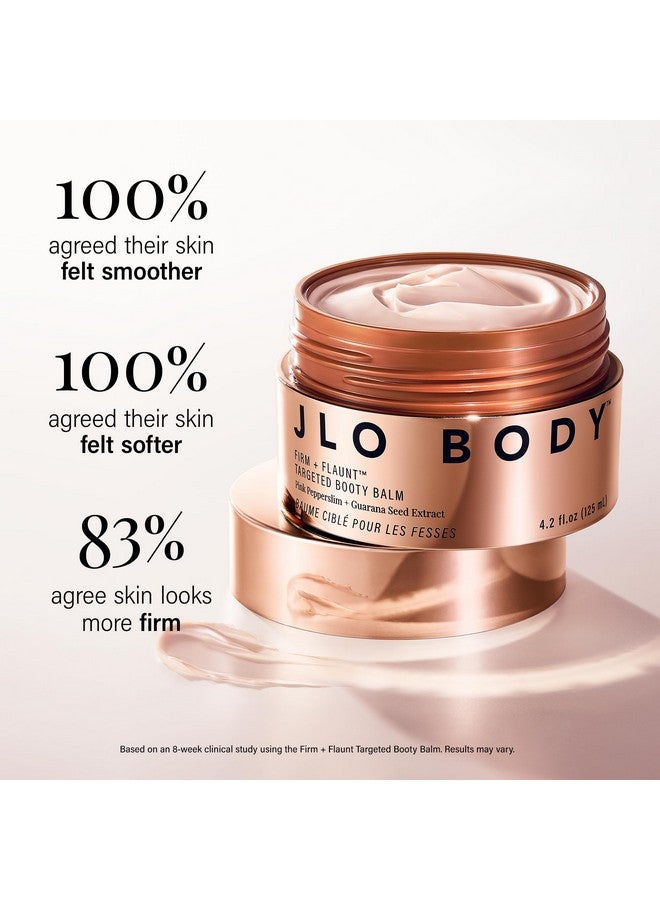 JLO BEAUTY Firm + Flaunt Targeted Booty Balm | Firms, Hydrates, Improves Skin Elasticity & Targets Arms, Waist, Booty, Hips and Thighs | 4.2 Ounce - Image 3
