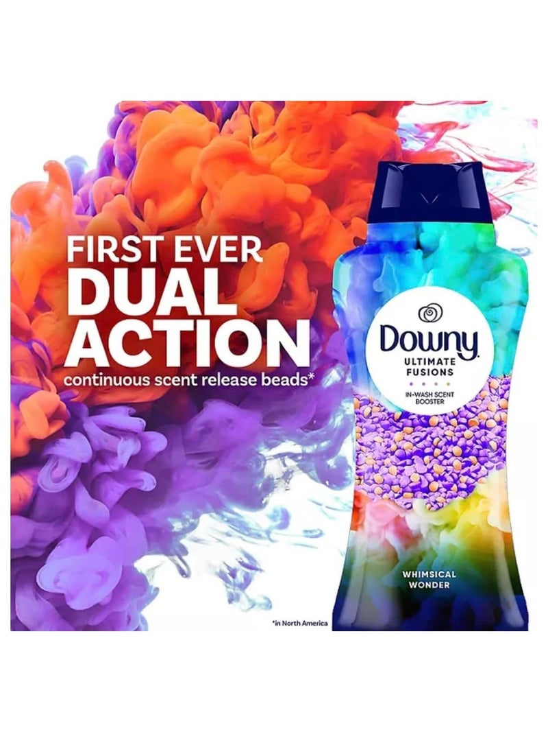 Downy Ultimate Fusions In-Wash Scent Booster Beads + Dual Action Scent Release, Whimsical Wonder (24 oz.) - Image 4