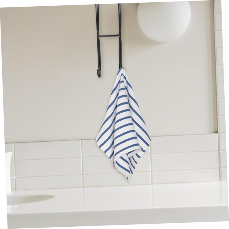 Black Heavy Duty 304 Stainless Steel Over Shower Door Towel Hooks Bathroom Organizer - Image 5