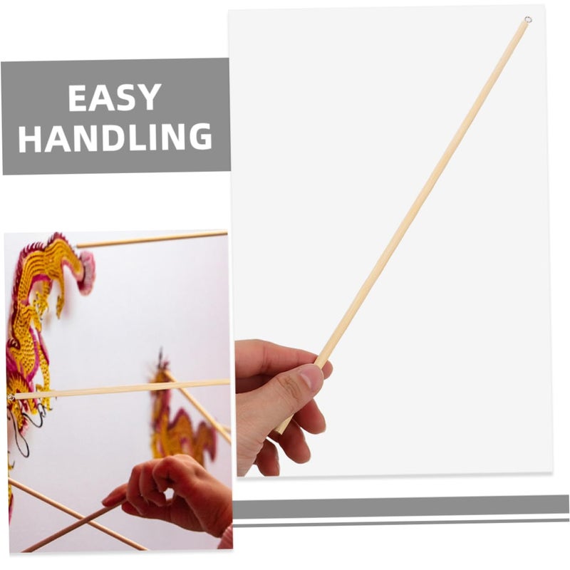 10pcs Black Puppet Control Rods DIY Hand Puppet Control Stick for Performances Stable Easy Use - Image 4