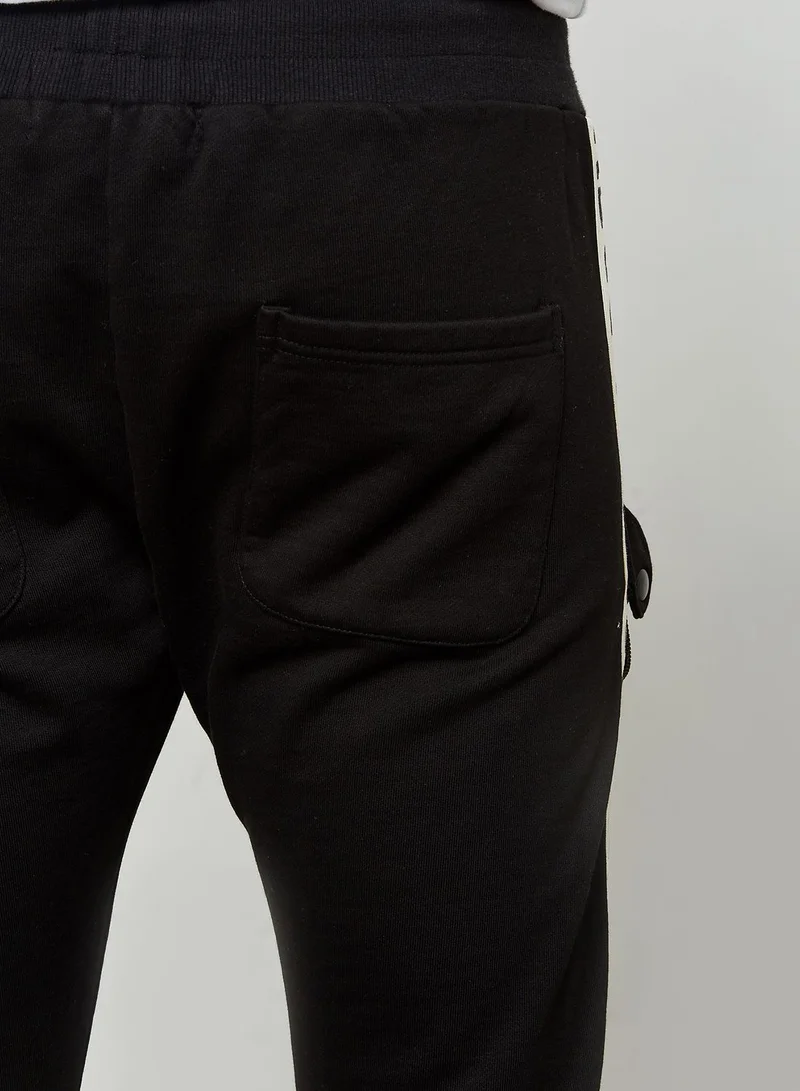 Profound Aesthetic Oversized Zipped  Pocket Track pants