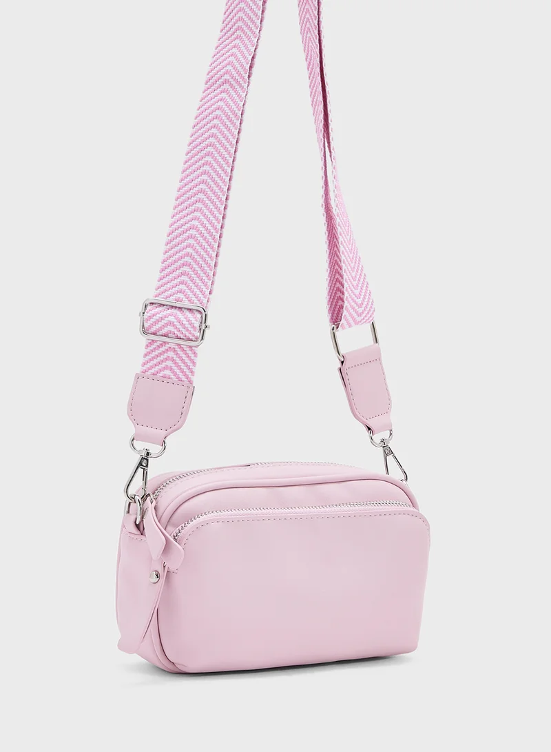 Ginger Multi Pocket Crossbody With 2 Straps